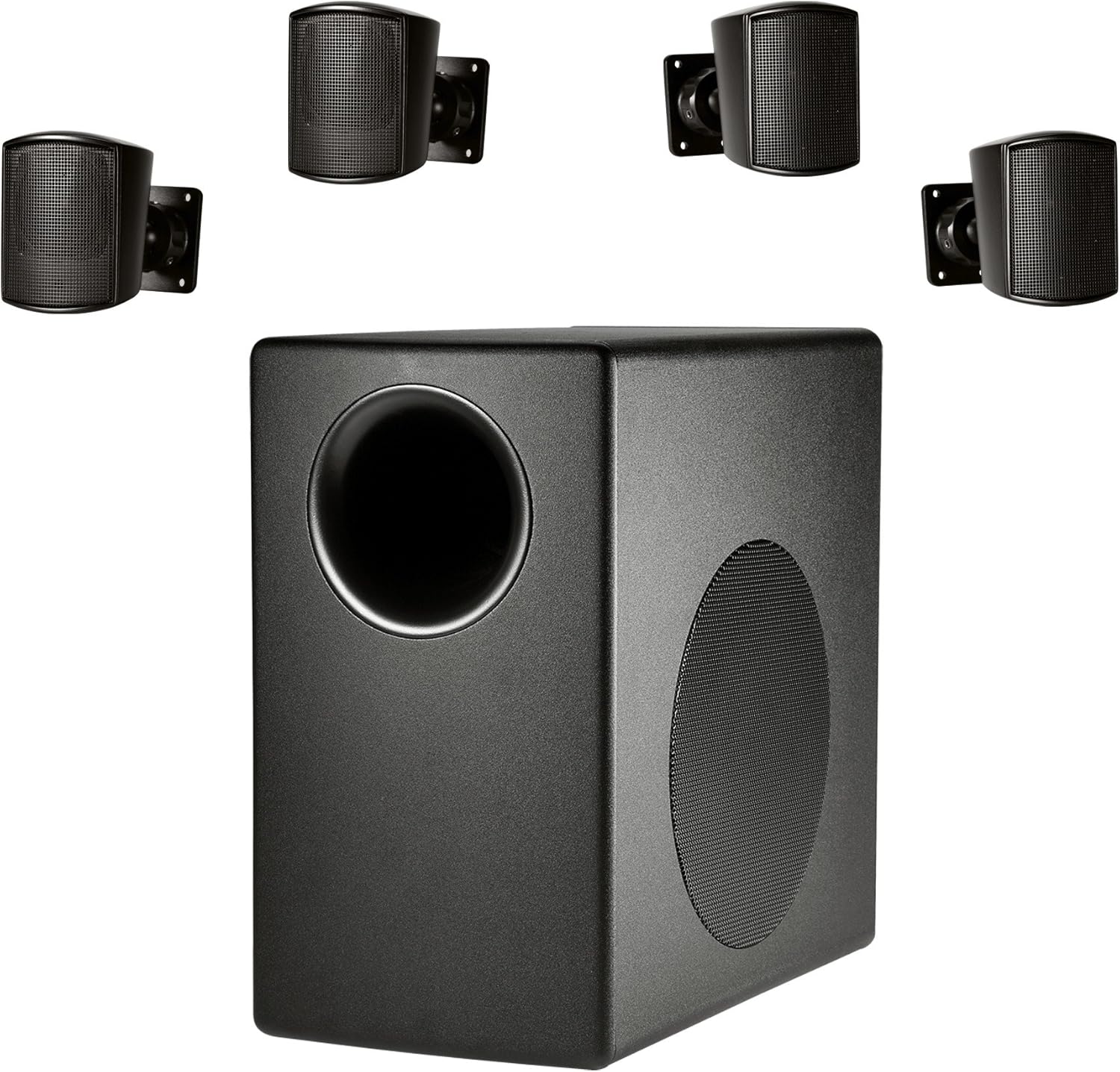 JBL Professional Surface Mount Subwoofer & Mini-Satellite Loudspeaker System, Black (C50PACK), White (JBL C50 Pack)