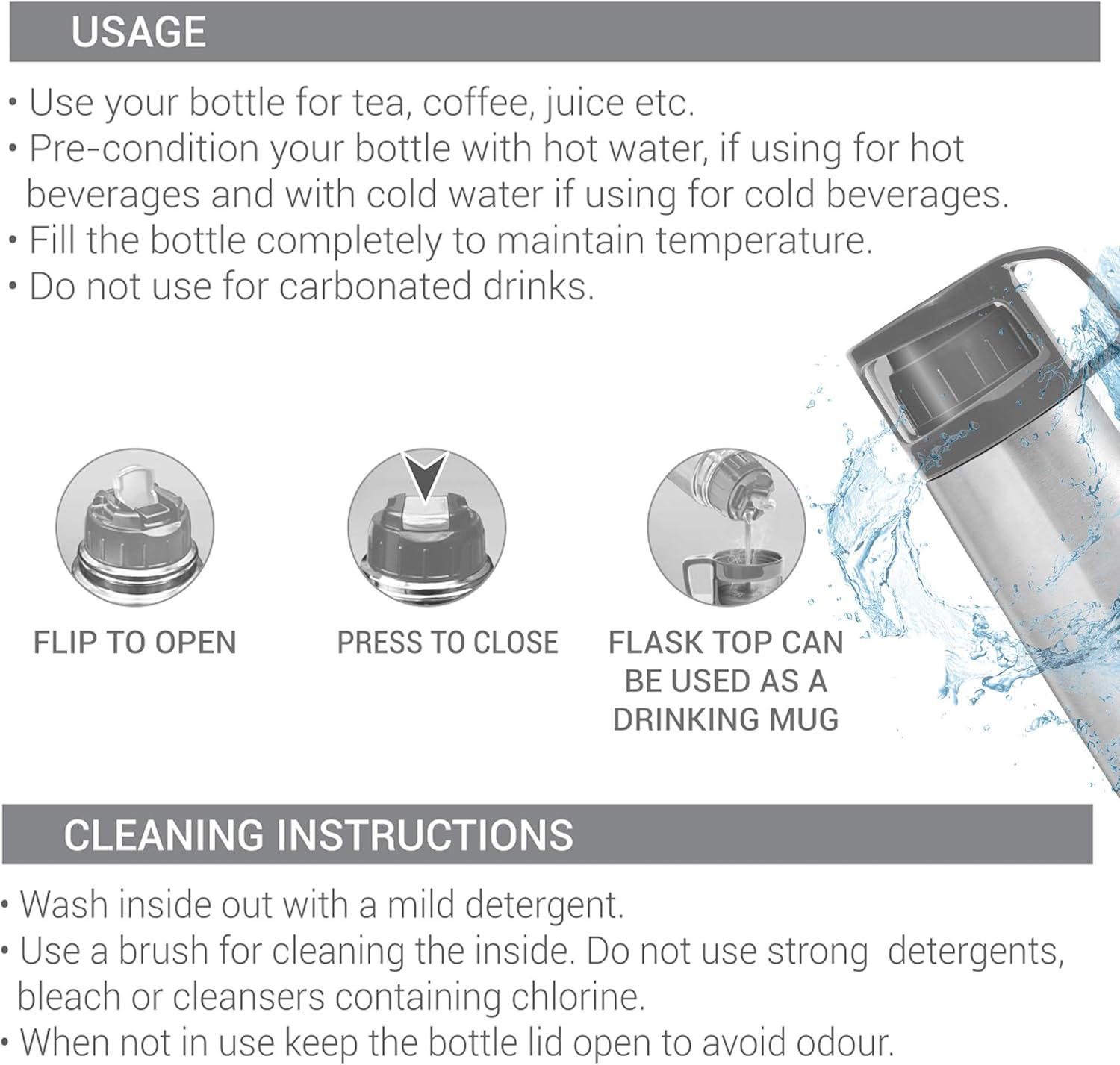 thermosteel mug with lid