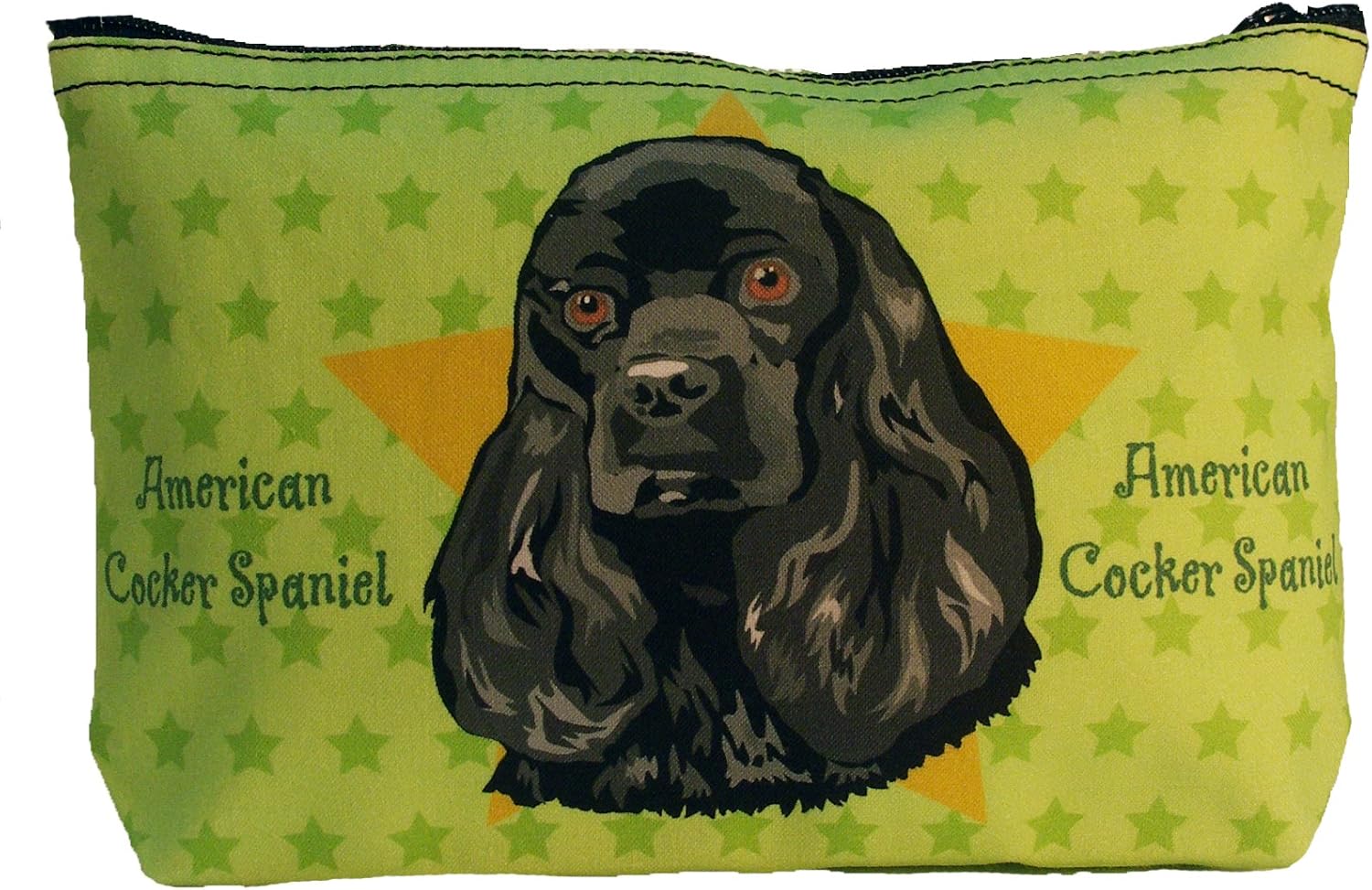 イラストポーチ アメリカン コッカースパニエル ブラック グリーン シュワンツ ペット用品 通販 Amazon