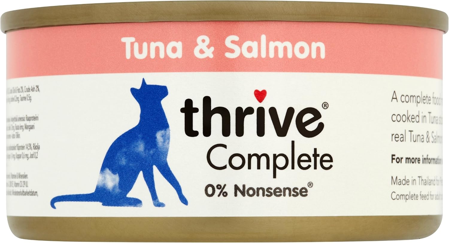 thrive Cat 100% COMPLETE - TUNA & SALMON (pack of 12), 75 g (Pack of 12) - Image 3