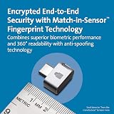 Kensington VeriMark Guard USB-C Fingerprint Key K64709WW Silver view 5