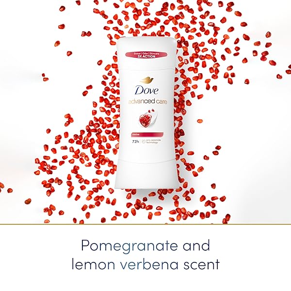 DOVE ADVANCED CARE ANTIPERSPIRANT DEODORANT FOR WOMEN TWIN PACK REVIVE 72 HOUR SWEAT AND ODOR PROTECTION 2.6 OZ