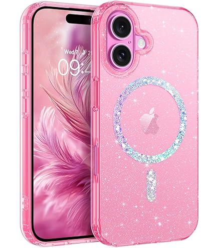 Amazon.com: PopSockets iPhone 16 Plus Case Compatible with MagSafe