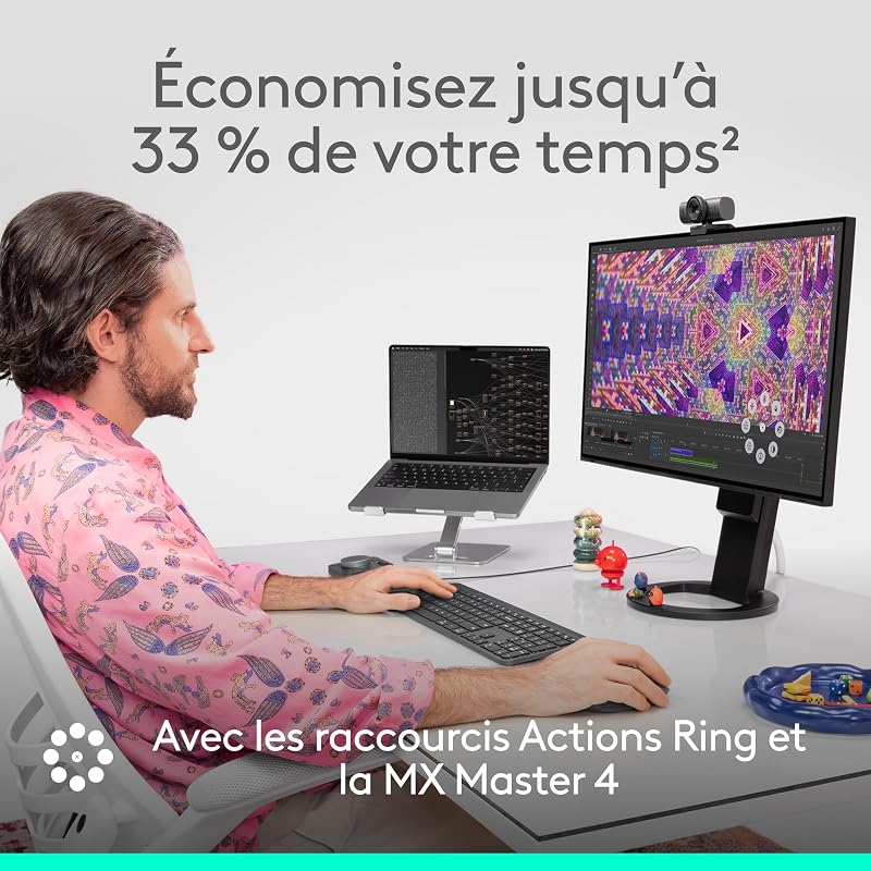 MX Master 4, souris sans fil ergonomique