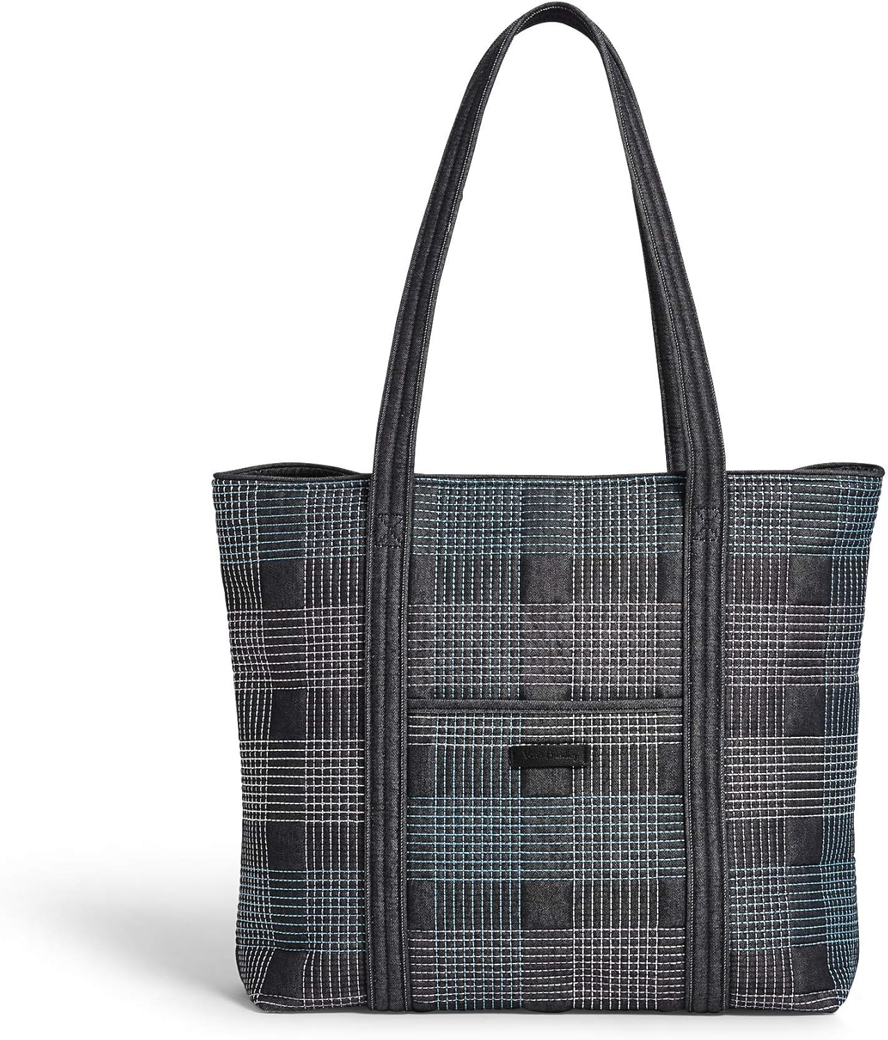 Vera Bradley Women's Iconic Vera Tote, Bag, Denim Navy, One Size