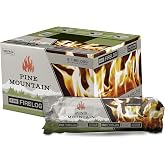 Pine Mountain Traditional 4-Hour Firelog, 6 Logs Long Burning Firelog for Campfire, Fireplace, Fire Pit, Indoor and Outdoor Use