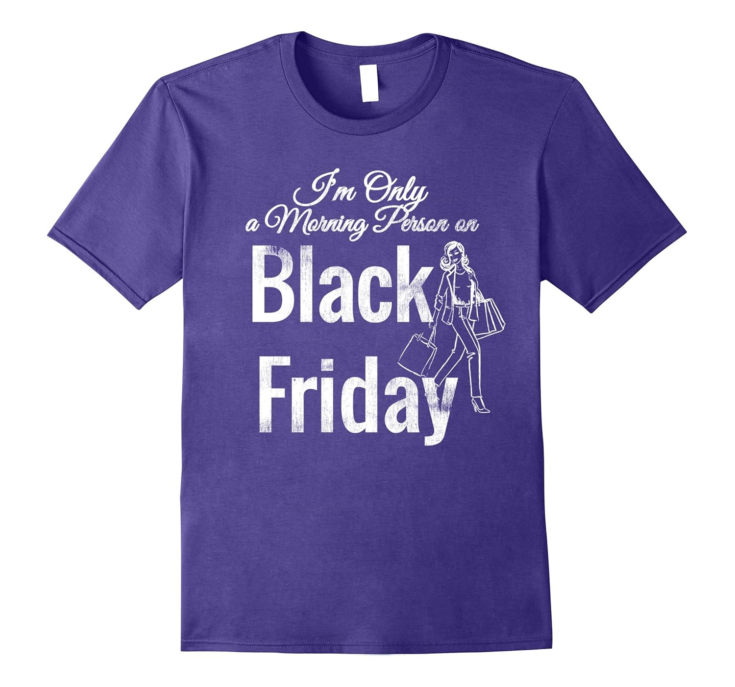 I'm Only a Morning Person On Black Friday Graphic Tee-ANZ