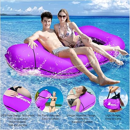 non plastic pool floats
