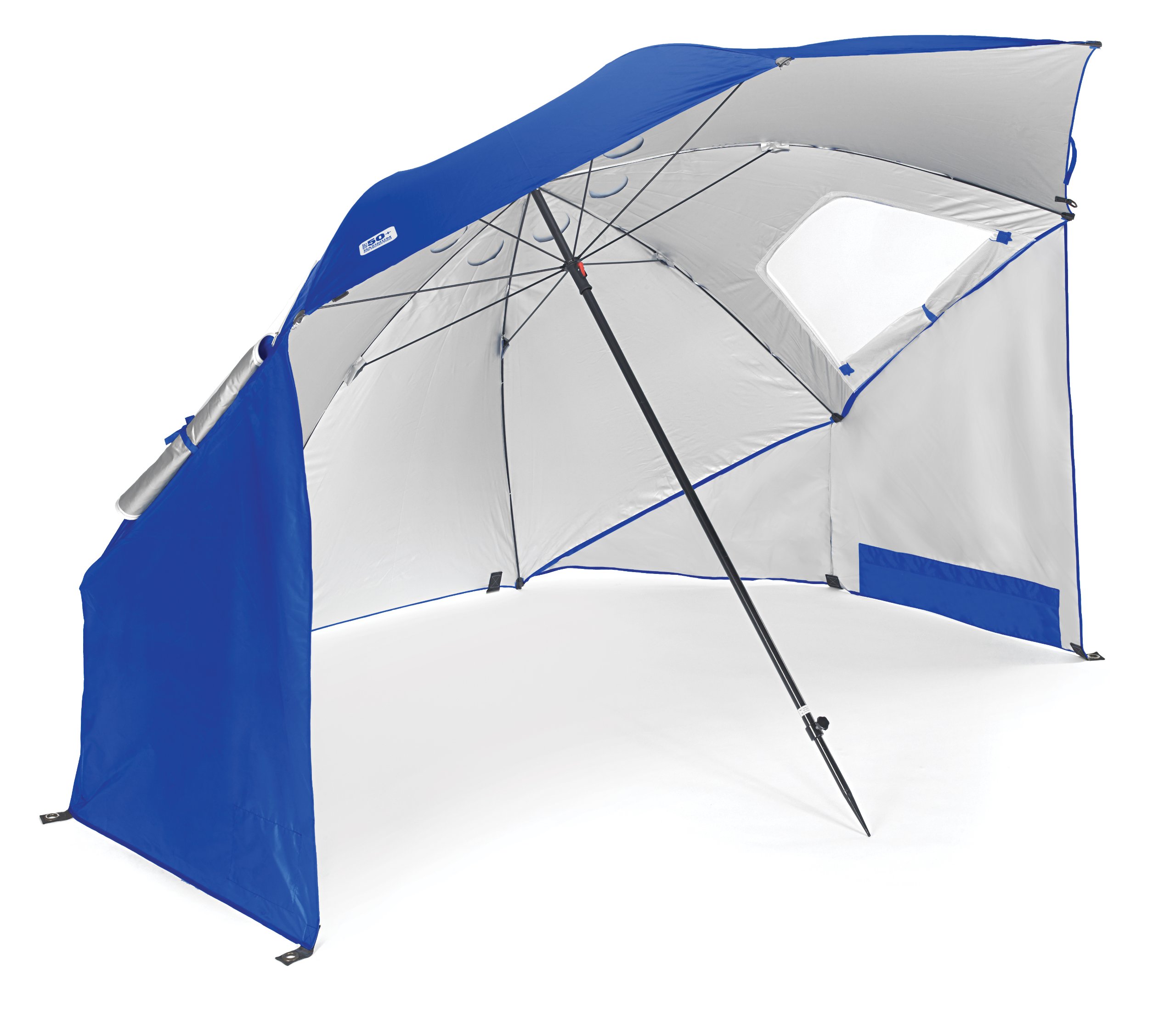 SportBrella Vented SPF 50+ Sun and Rain Canopy Umbrella for Beach and