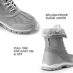 DREAM PAIRS Snow Boots for Women Waterproof Mid