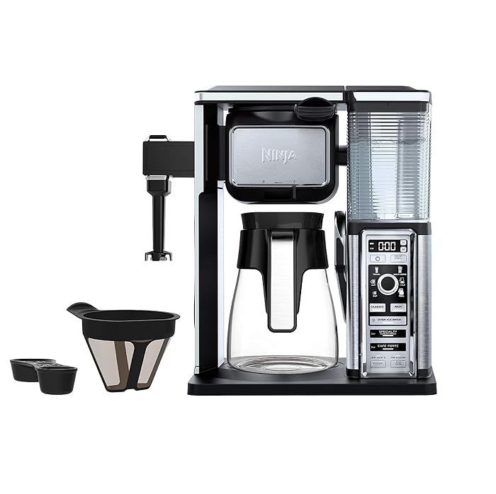 Ninja CF091 Coffee Makers 50 oz. Silver