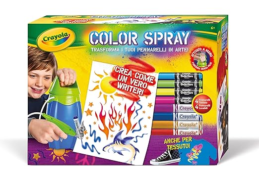 title=Crayola 04-8733- Color Spray Aerografo