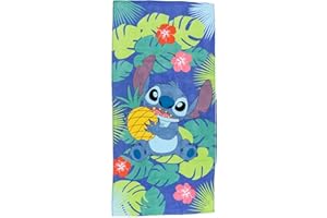 Stitch Towel Kids Teens Super Soft Absorbent Bath Shower Swimming Beach Towel 300 GSM 100% Cotton 28" x 58"