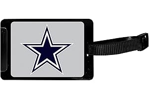 SISKIYOU SPORTS Siskiyou NFL Dallas Cowboys Luggage Tag , Black, 3.25"