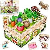 Montessori Wooden Sensory Toddler Toys: Toy for 1 Year Old Boys Girls Birthday Gifts | 1st One First Birthday Gift for 1 Year Old Girl Boy, Educational Learning Toy for 1-2 Year Old Fine Motor Skills