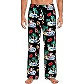 ZenGents Men's Fleece Pajama Pants Flannel Christmas Bottoms Sleep & Lounge PJ Pants