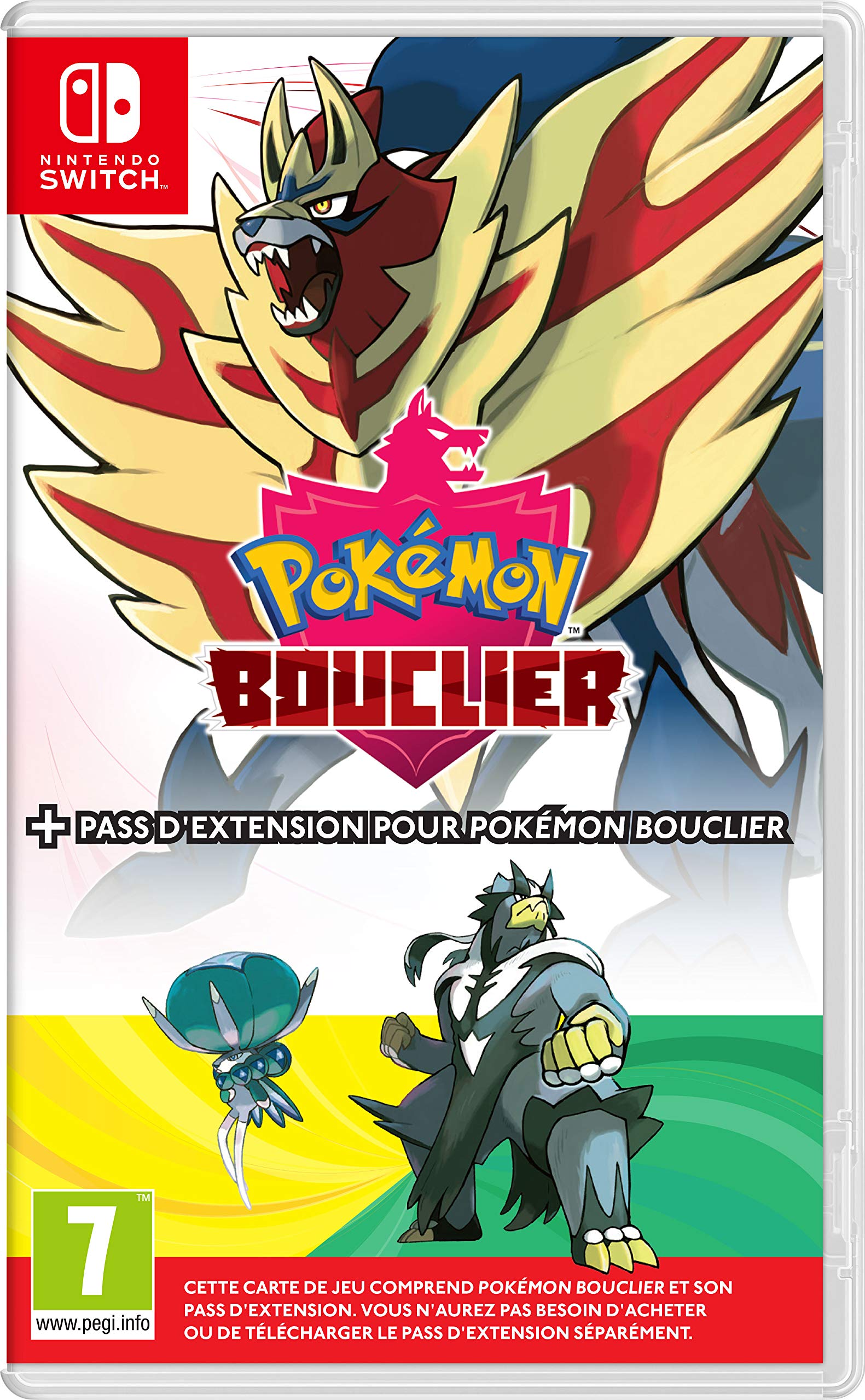 Pokemon Bouclier + Pass Extension pour Pokemon Bouclier (Nintendo Switch)