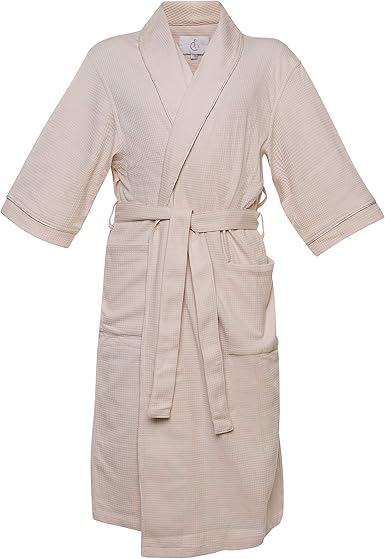 waffle knit robe mens