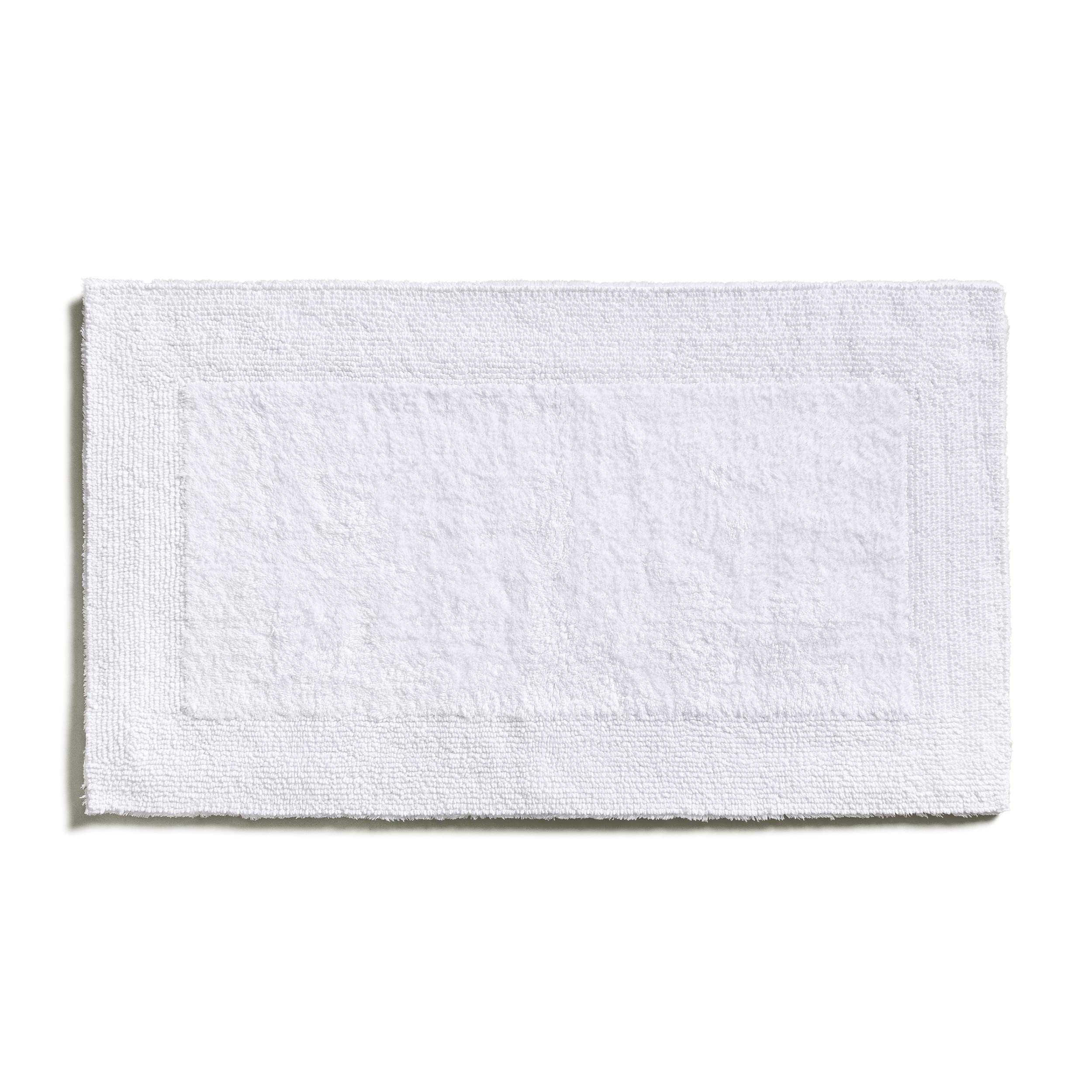 Möve Loft tufted bath mat 60 x 100 cm made of 100% cotton, snow