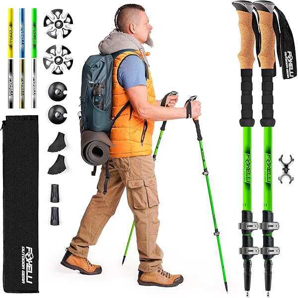 Folding Pole Mec Walking Poles Trekking Poles TREKOLOGY Trek-Z