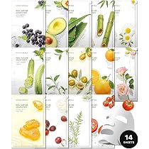 Amazon.com: NATURE REPUBLIC Máscara de naturaleza real 14 ...