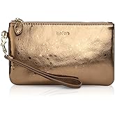 befen Genuine Leather Wristlet Clutch RFID Blocking Bag Cell Phone Wallet Purse Wristlet Wallet Purses and Handbags for Women