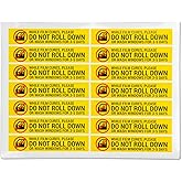 300 Labels, 1 Pack - DO NOT ROLL Down Window Tint Stickers (5 x 1 inch) Car/Automotive Window Film Tint, Warning/Caution Label for Auto Shop Business