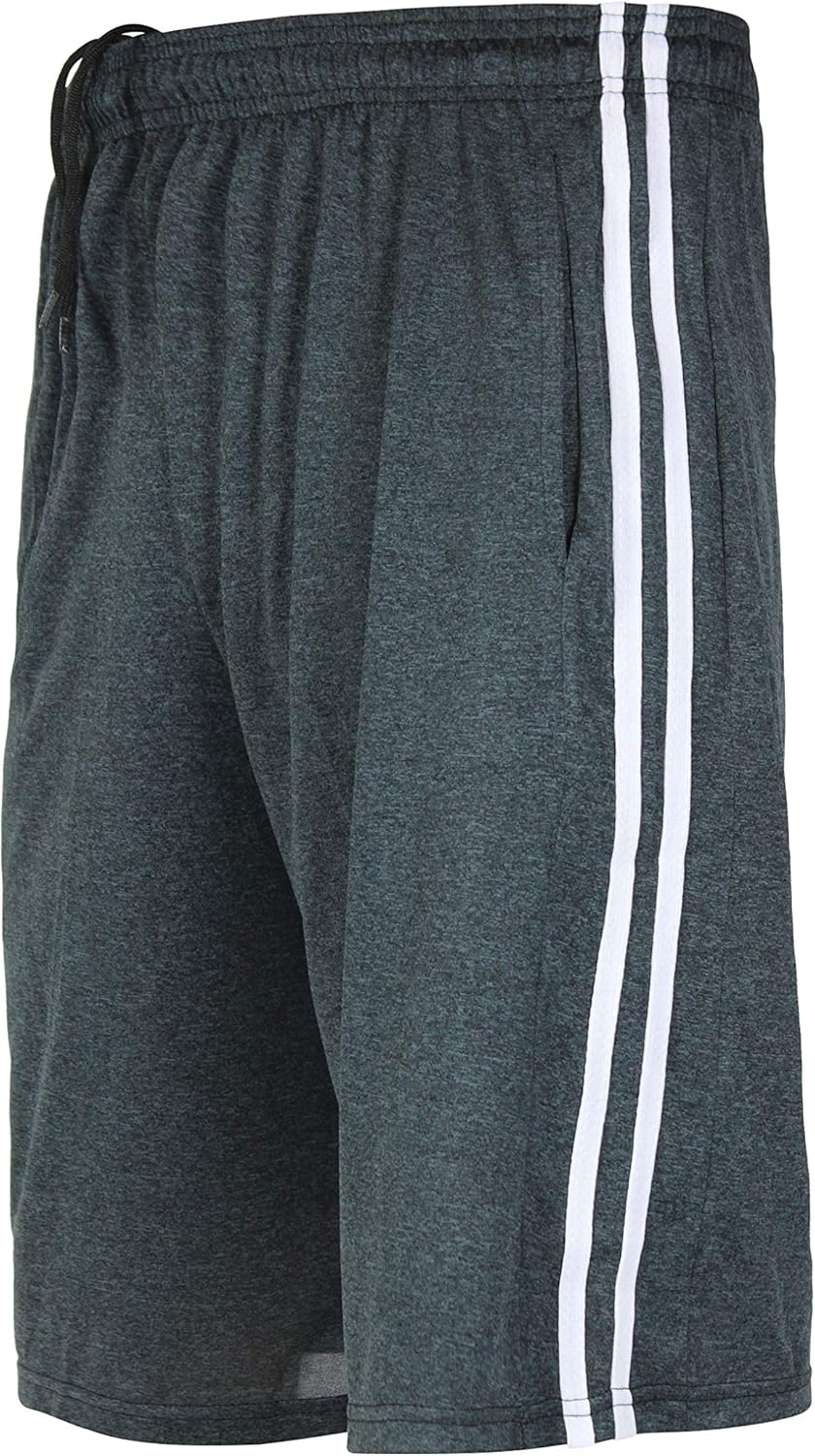 5 Pack:Men's Dry-Fit Sweat Resistant Active Athletic Performance Shorts at  Men’s Clothing store