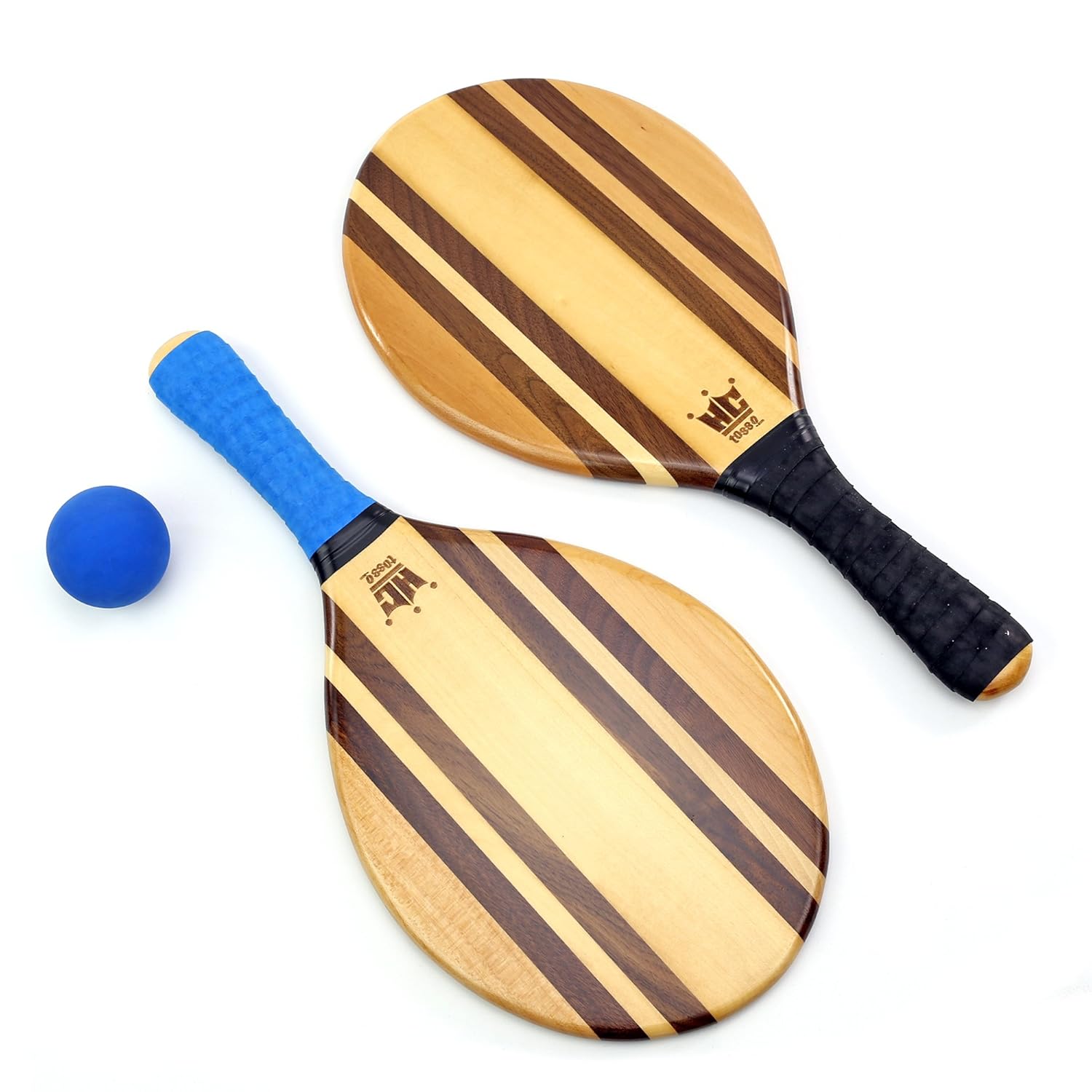 Hammer Crown Frescobol Paddle Ball Set Beach Stripes