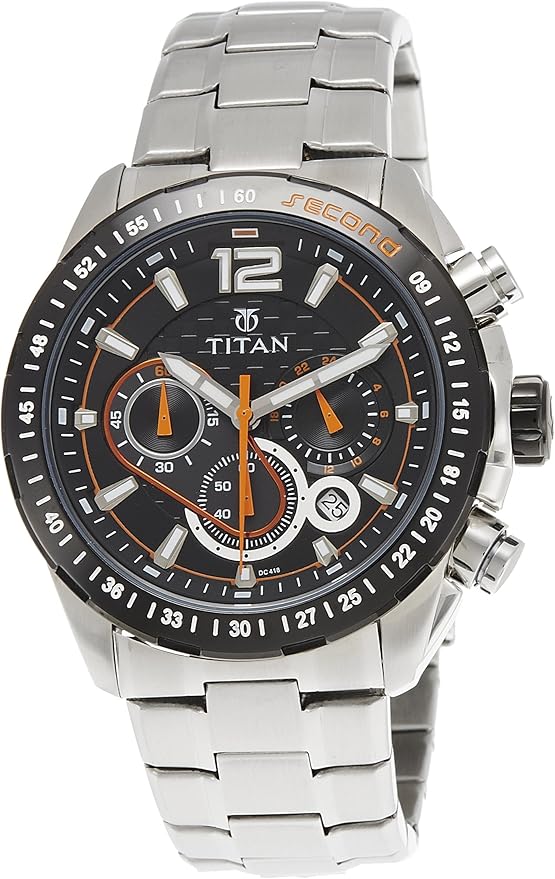 titan octane watches black