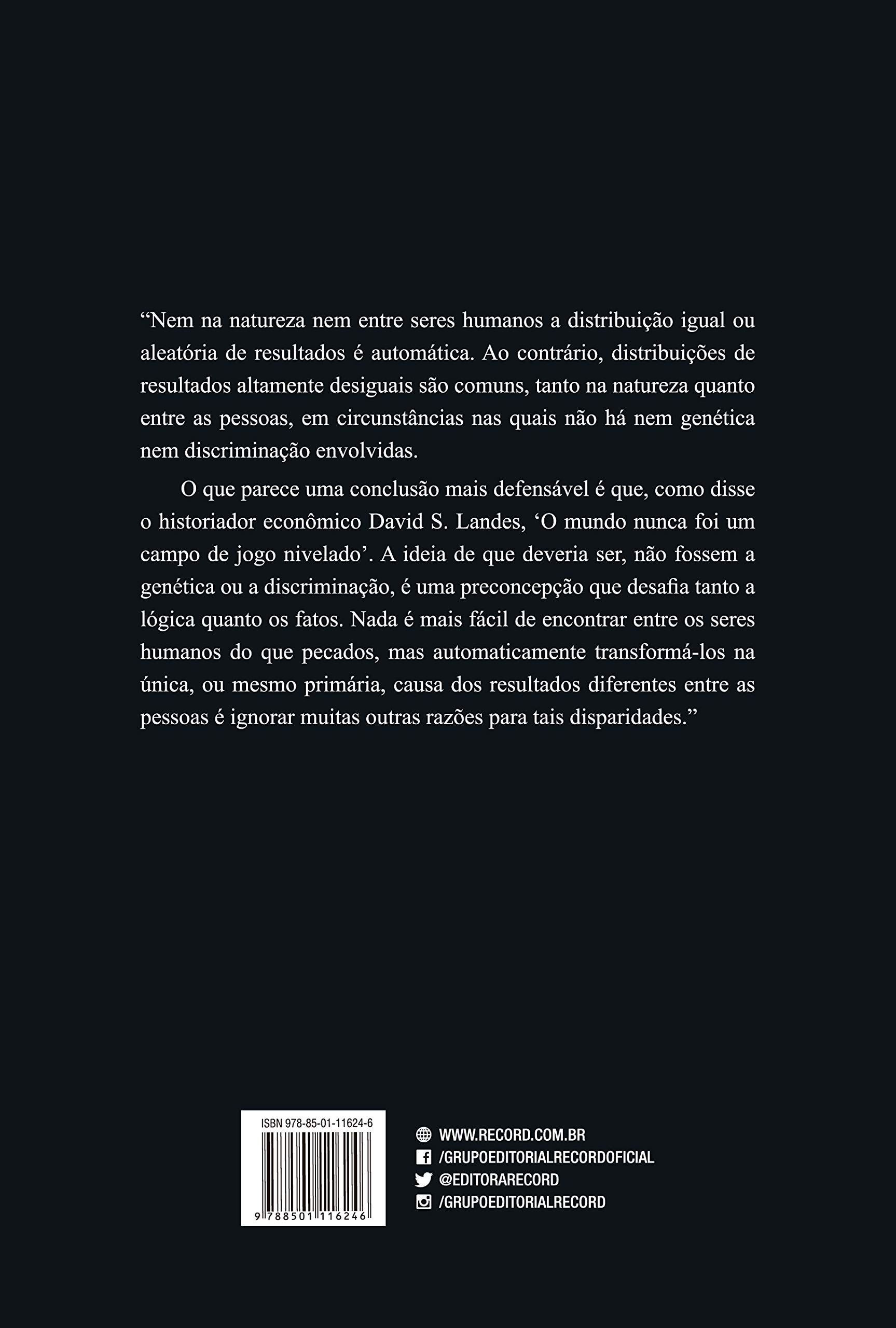 Livro 'Discriminação e disparidades' por Thomas Sowell