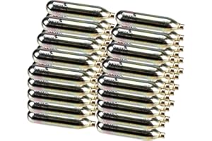 Lancer Tactical 50 Pack 12g CO2 Cartridges for Air Guns, BB Guns, Airsoft Pistols & Paintball Accessories
