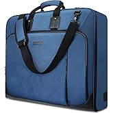 Noozion Garment Bag for Travel, Large Carry On Suit Bag for Business Up to 3 Suits, Wrinkle Free Garment Bag for Hanging Clothes with Shoulder Strap, Laptop Compartment, and Wet-Dry Pocket