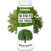 10-10-10 Fertilizer for Trees &amp; Shrubs, Balanced NPK + Iron &amp; Micros, 8 oz | Promotes Vigorous Growth, Boosts Root Development, Iron for Greener Leaves, Liquid Concentrate, For Evergreens &amp; Ornamentals