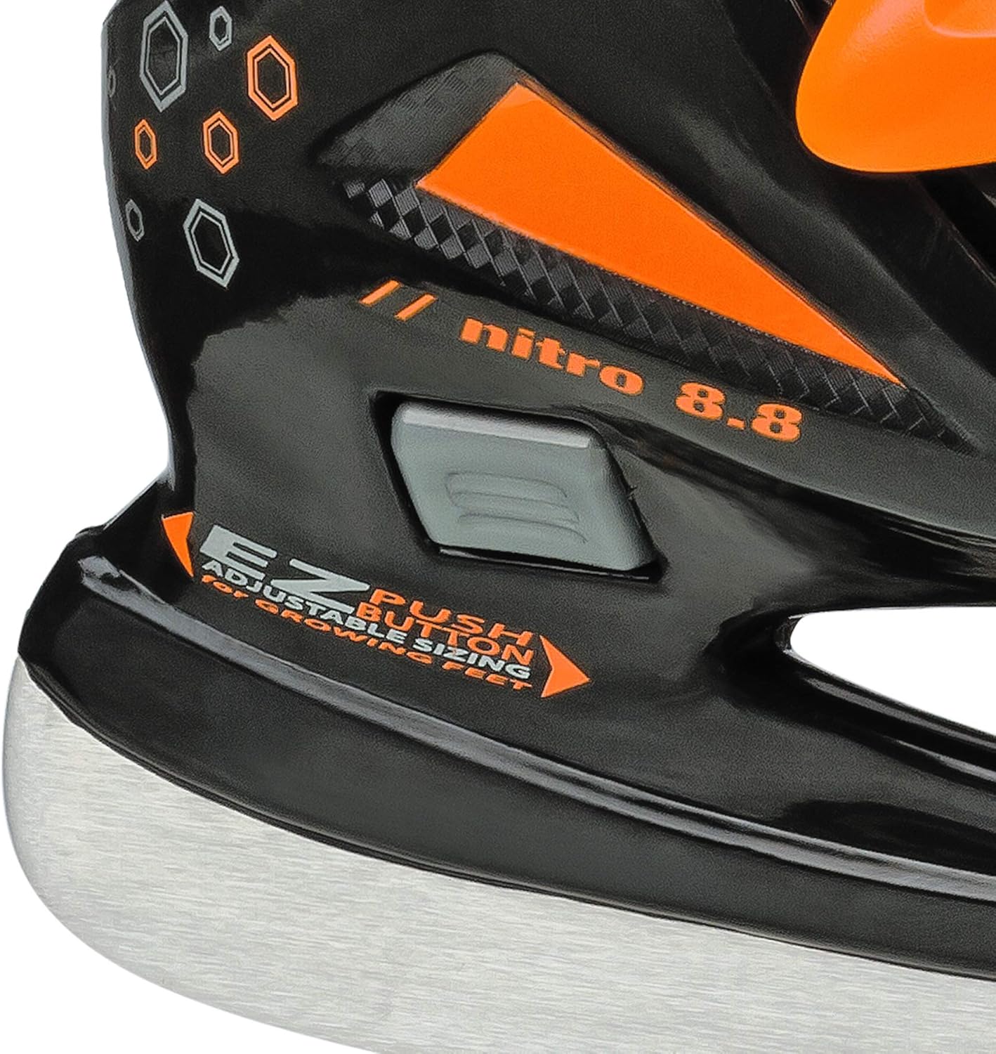 Lake Placid Boys Nitro 8.8 Adjustable Ice Skates : Sports & Outdoors