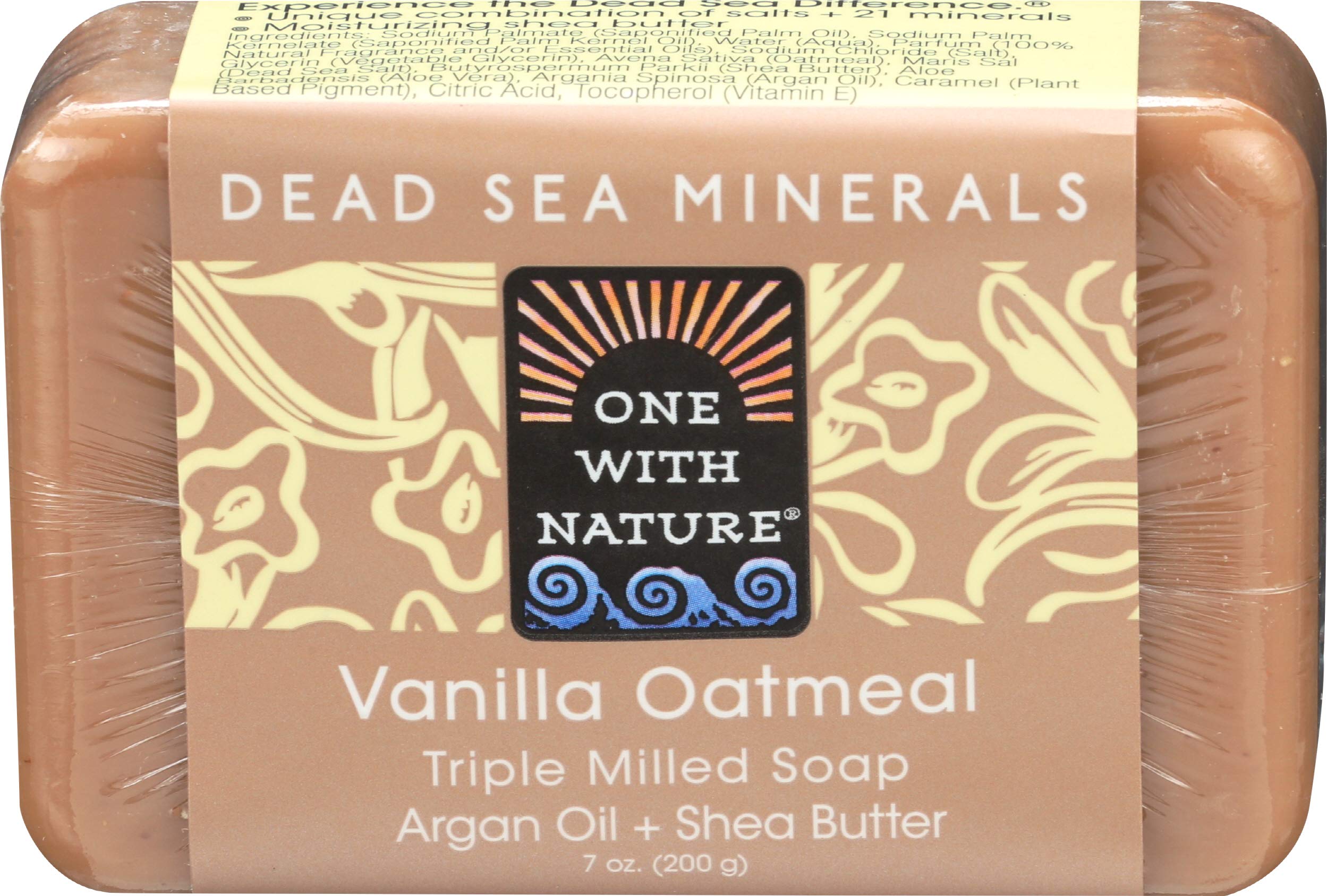 Triple Milled Mineral Soap, Vanilla Oatmeal, 7 oz (200 g)