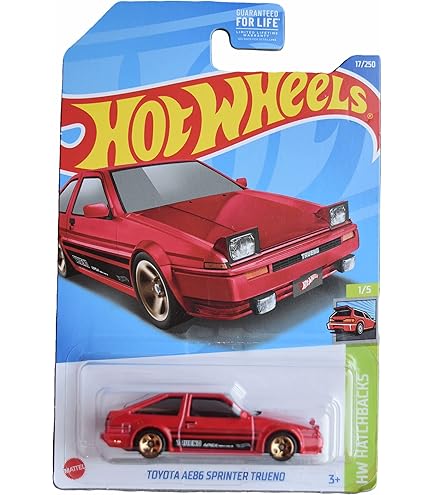 Amazon.com: Hot Wheels Toyota AE86 Sprinter Trueno, [Blue] 31/250