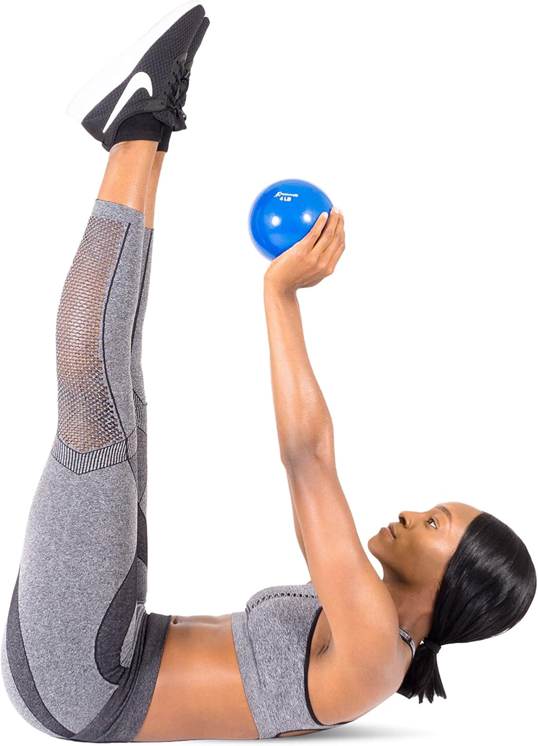 ProsourceFit Weighted Toning Exercise Balls for Pilates, Yoga, Strength Training and Physical Therapy, 5 lb, Color Coded : Sports & Outdoors