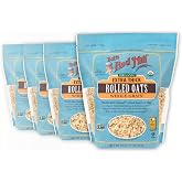 Bob's Red Mill Organic Thick Rolled Oats, 32oz (4 Pack)