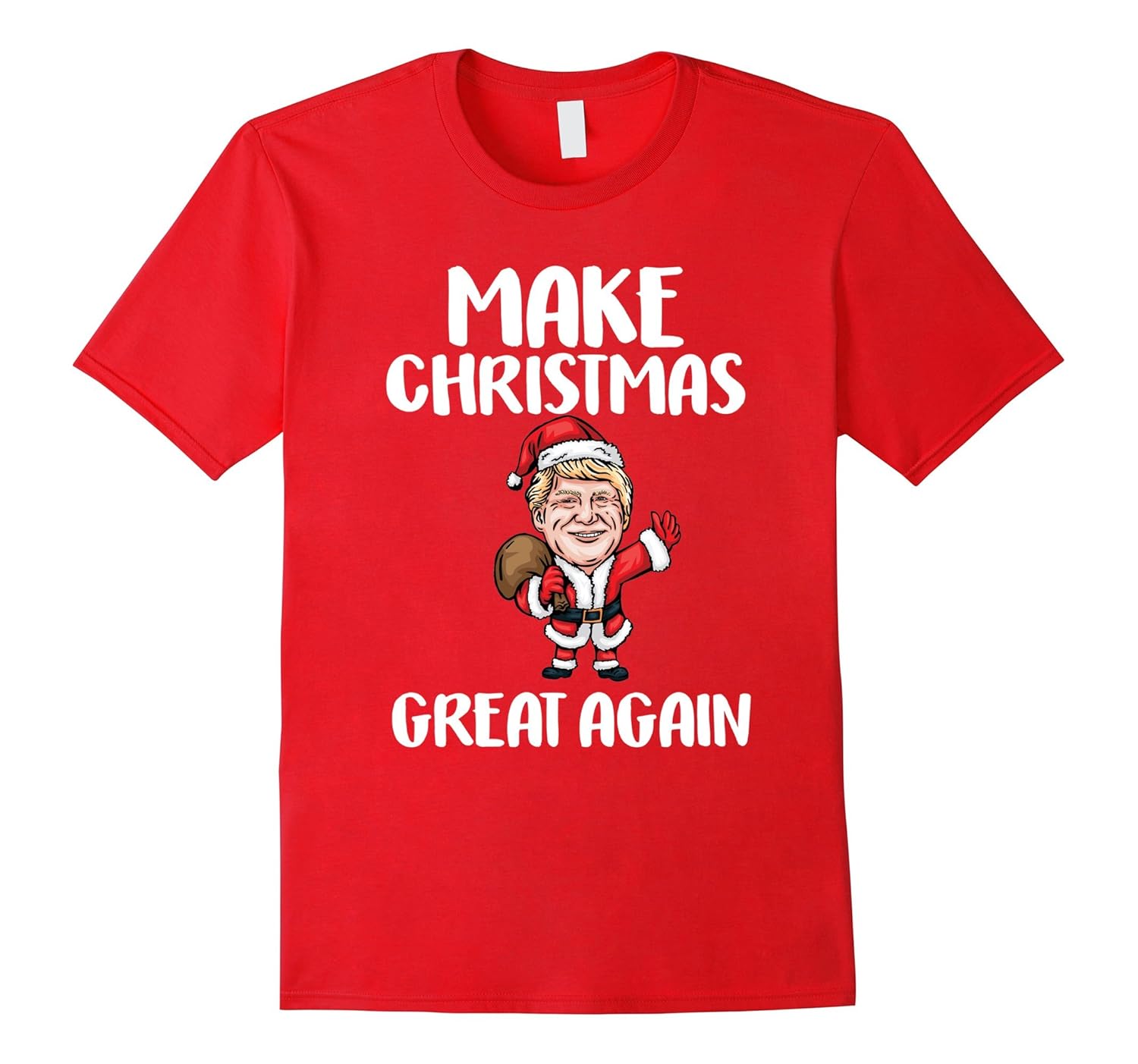 Trump Christmas Shirt Make Christmas Great Again Ugly Xmas-ANZ