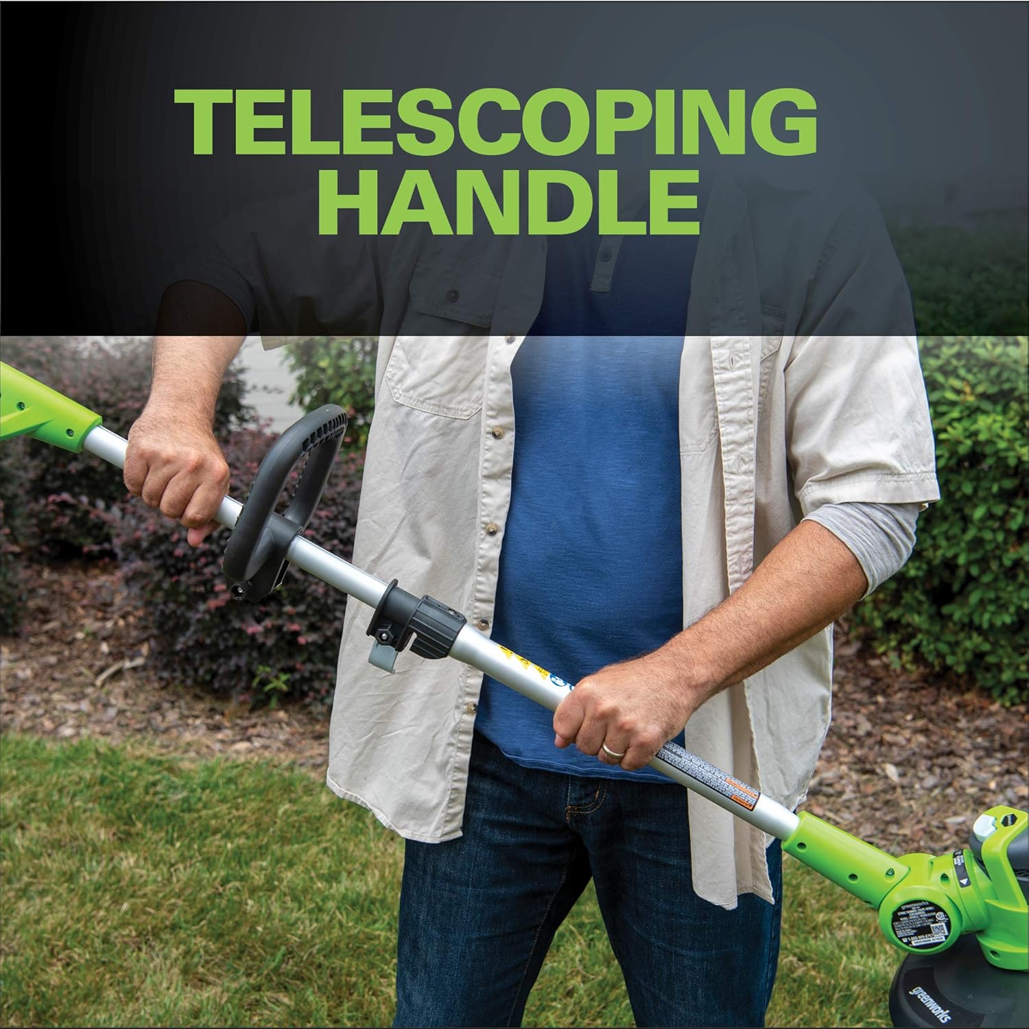 Greenworks 12-Inch 24V Cordless String Trimmer/Edger, 2.0 AH Battery Included 21342 : Garden & Outdoor