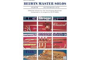 Belwin Master Solos, Vol. 1: Flute, Intermediate, Piano Accompaniment