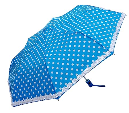 Blue Folding Umbrella (Crystalblue)