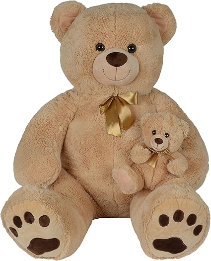 Nicotoy Ours En Peluche Avec Bebe Beige 140 Cm Amazon Fr Jeux Et Jouets Nicotoy Ours En Peluche Avec Bebe Beige 140 Cm Amazon Fr Jeux Et Jouets