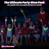 The Glowhouse Premium 206 Piece Glow Stick Party Set with Connectors view 5