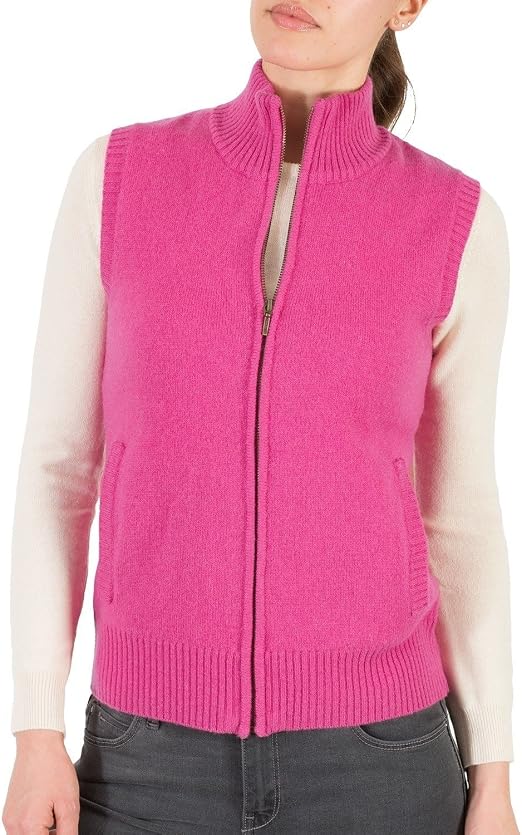 Gilet Femme Dsquared2 En Laine Rayée – Taille XS (IT 38) – Sans Manches, Col En V – Neuf Avec étiquettes
