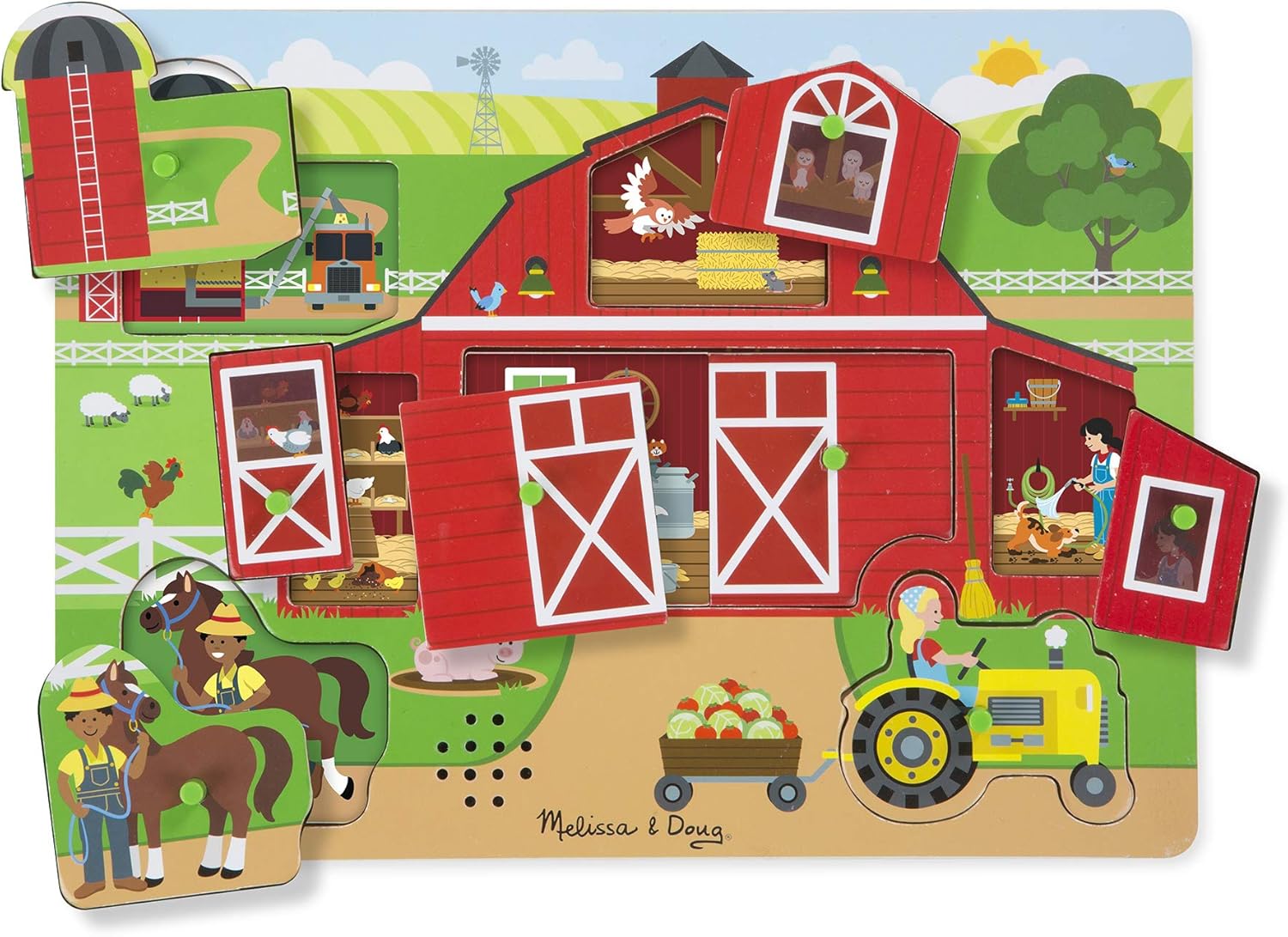 melissa and doug farm sound puzzle