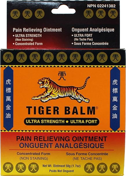 Can You Use Tiger Balm For Headaches When Pregnant Amazon Com Tiger Balm Ultra Pain Relieving Ointment Health Personal Care