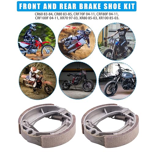 Motorcycle Front/Rear Brake Shoes Pads Fits 06430-GN1-730 Fit