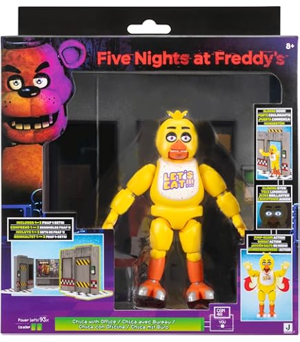 Amazon.com: Funko Five Nights at Freddy's Articulated Chica Action
